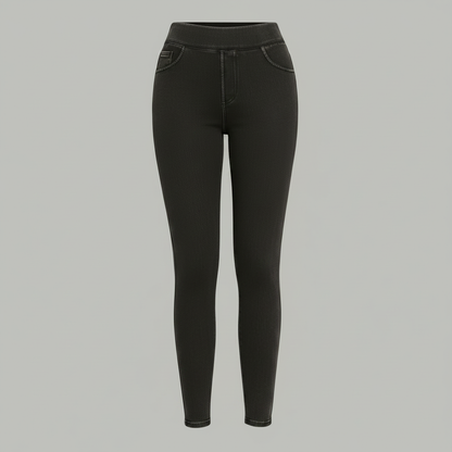 Black Jeggings for Women | High Waist Skinny Denim Leggings