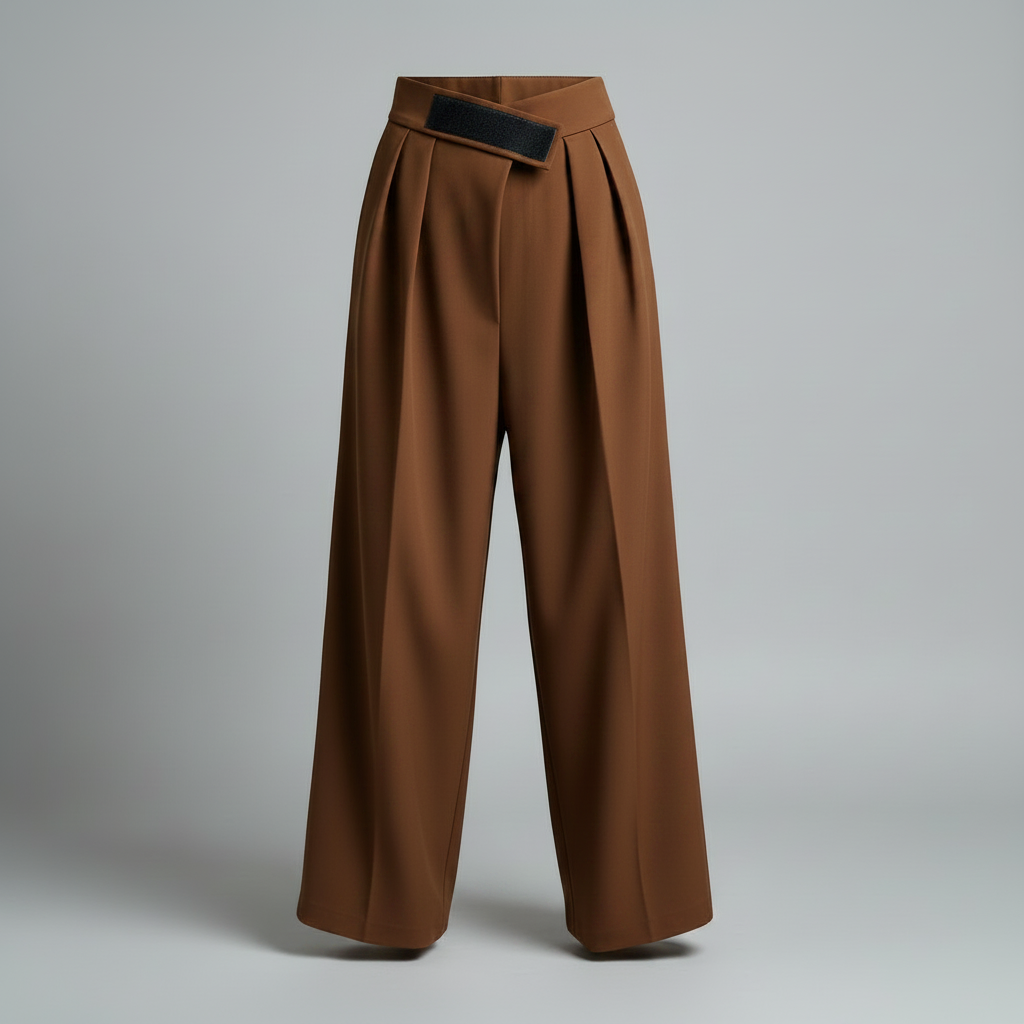 Black Wide Leg Trousers | Women's Stylish Pants