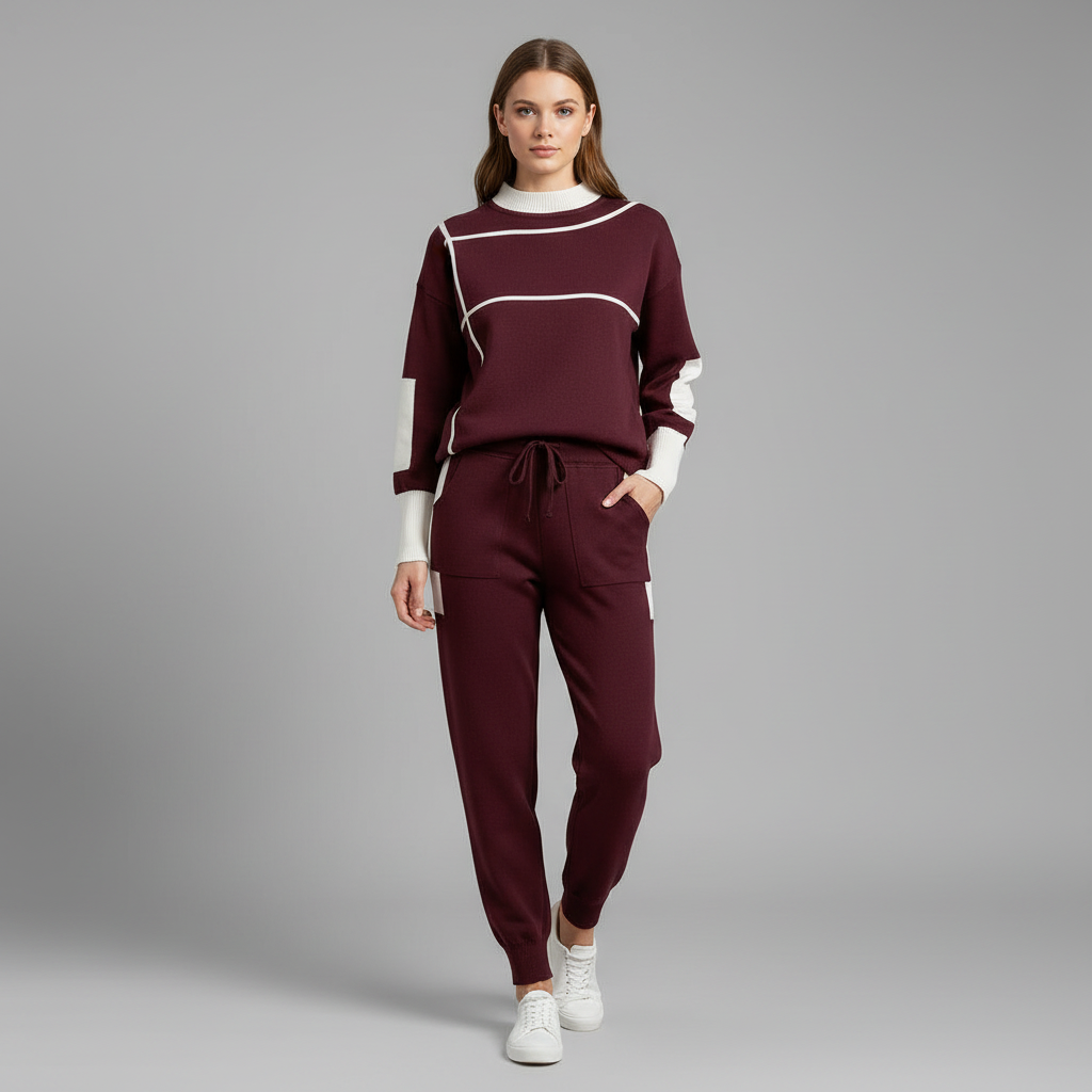 Breathable Two-Piece Sports Set | Matching Workout Sets for Women