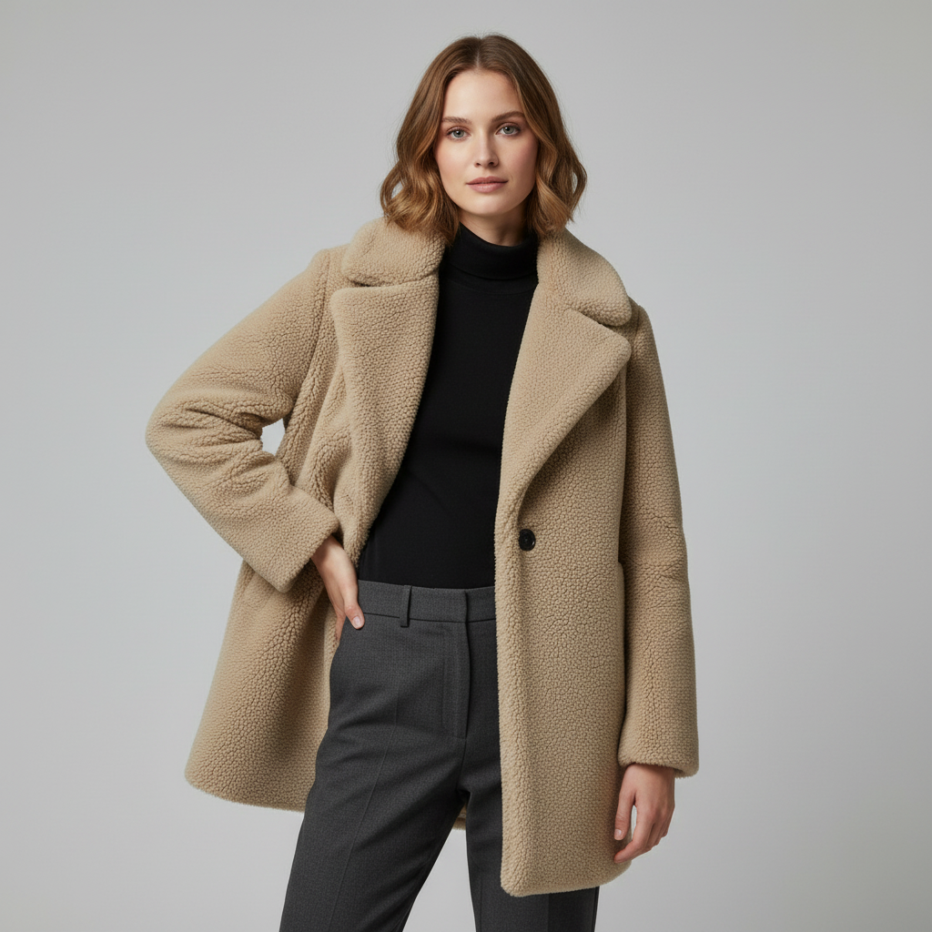 Cozy Teddy Coat Rita | Women's Winter Coat