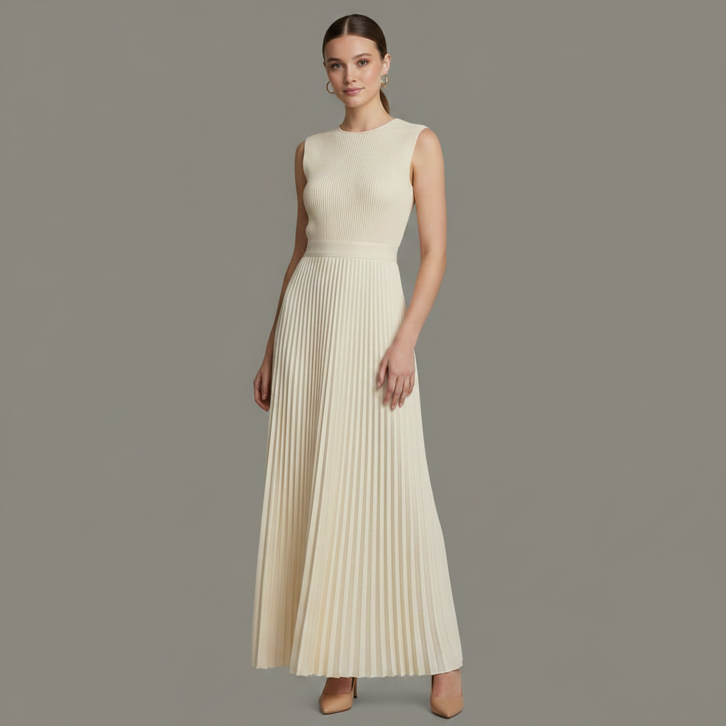 Cream Floral Maxi Dress | Long Dresses for Women