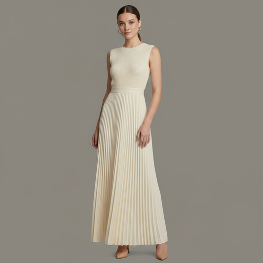Cream Floral Maxi Dress | Long Dresses for Women