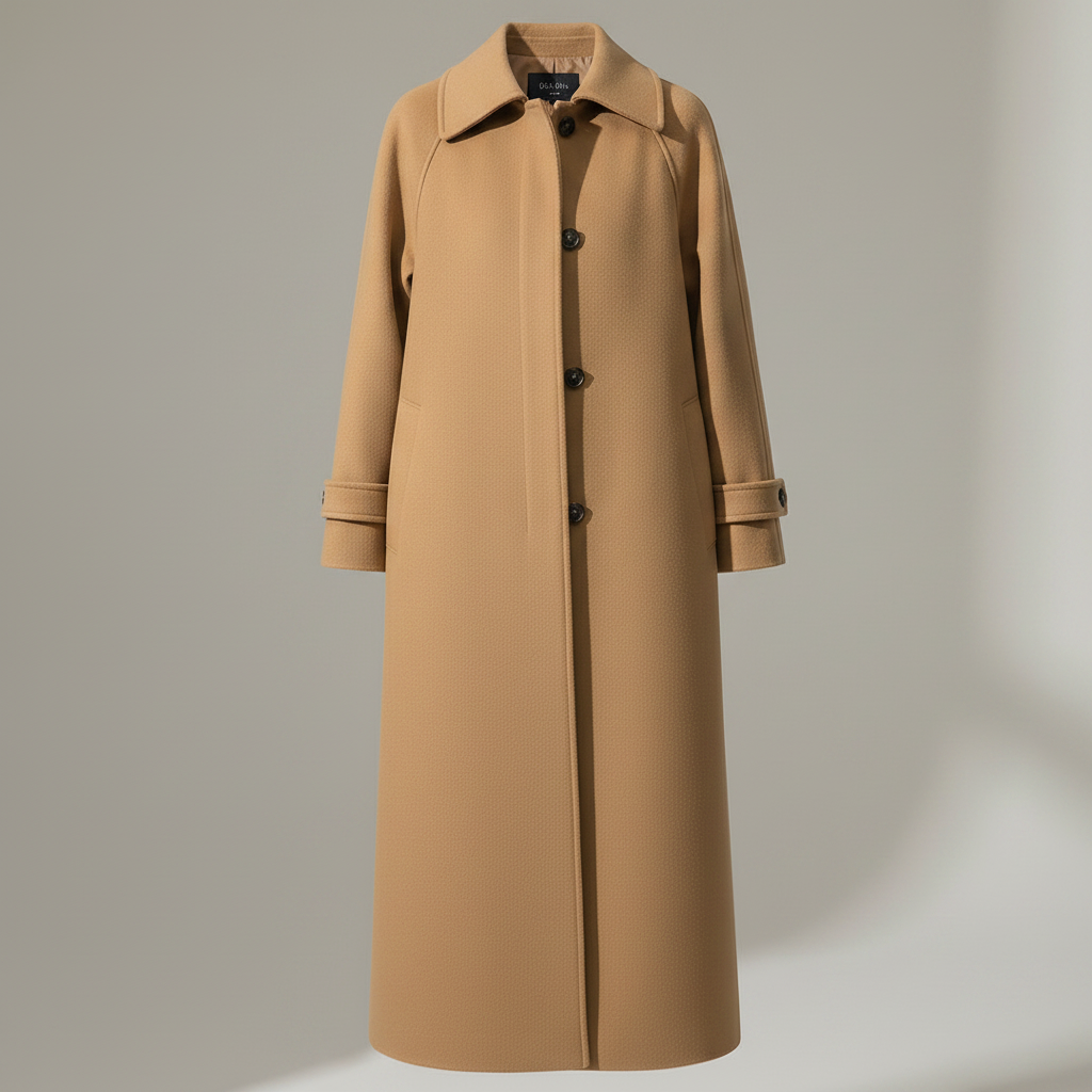 Elegant Long Wool Coat | Women's Winter Coats for Cold Weather
