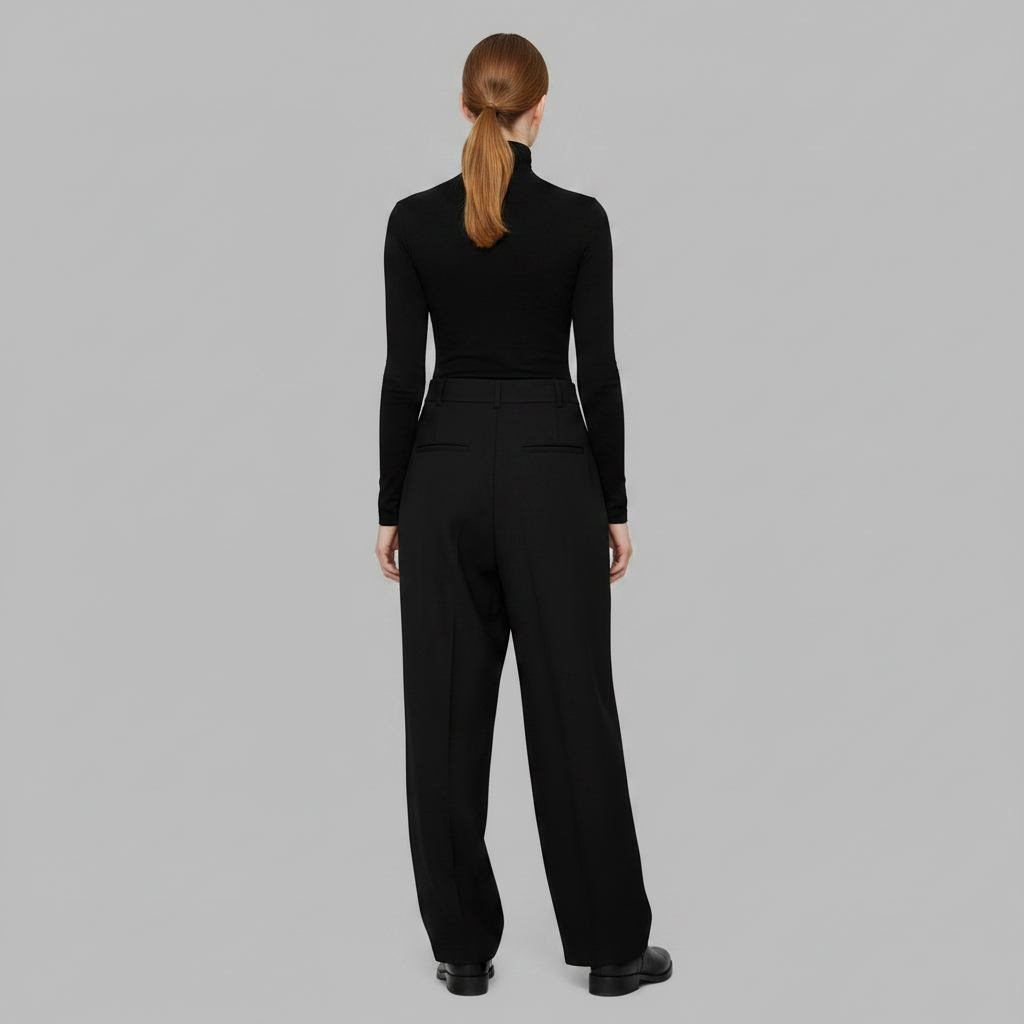Emma | Women's Baggy Low Rise Jeans with Asymmetrical Waistband