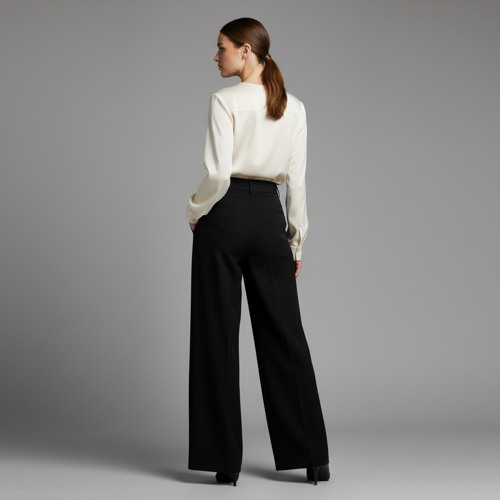 High-Waisted Palazzo Pants | Women's Wide Leg Trousers