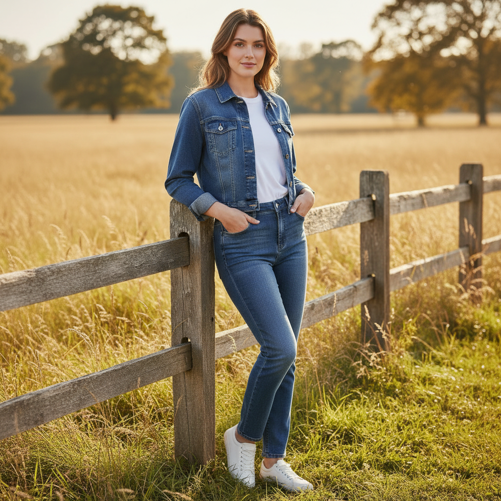 Nova Slim Fit Women's Jeans | Vintage Wash Denim Trousers