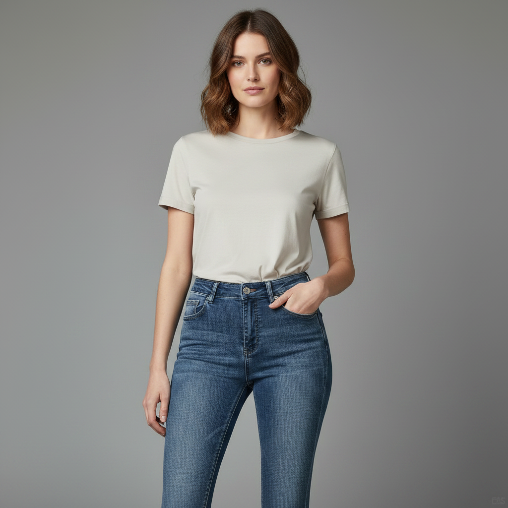 Nova Slim Fit Women's Jeans | Vintage Wash Denim Trousers