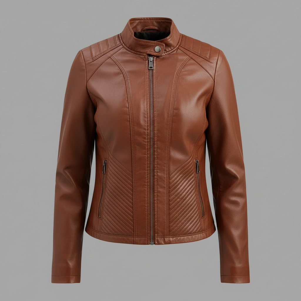 Selene Leather Jacket | Women's Premium Leather Bomber Jacket
