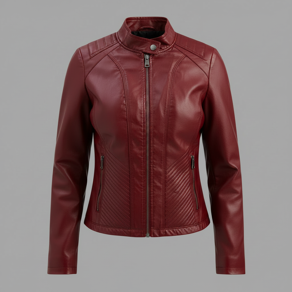 Selene Leather Jacket | Women's Premium Leather Bomber Jacket