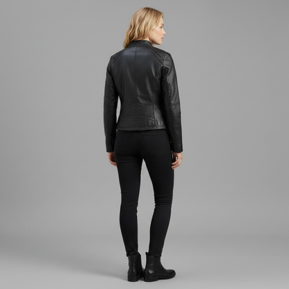 Selene Leather Jacket | Women's Premium Leather Bomber Jacket