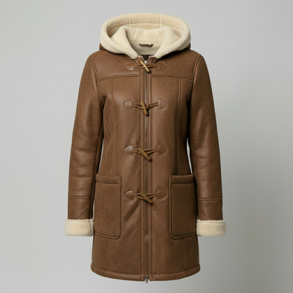 Thick Hooded Women's Jacket | Warm Casual Winter Coat
