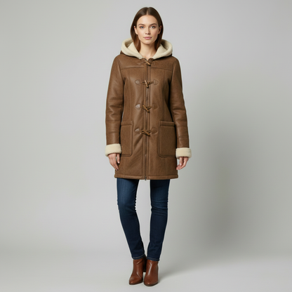 Thick Hooded Women's Jacket | Warm Casual Winter Coat