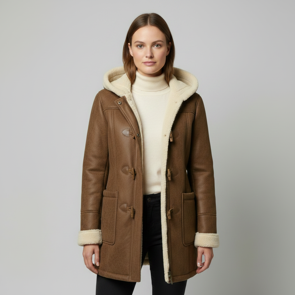 Thick Hooded Women's Jacket | Warm Casual Winter Coat