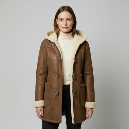 Thick Hooded Women's Jacket | Warm Casual Winter Coat