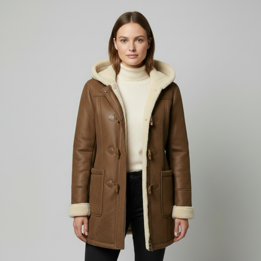 Thick Hooded Women's Jacket | Warm Casual Winter Coat