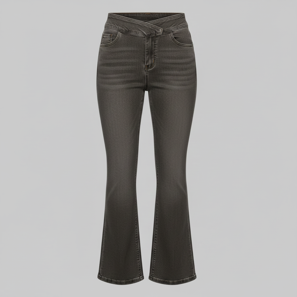 Helena | Women's High Waist Stretch Flared Jeans