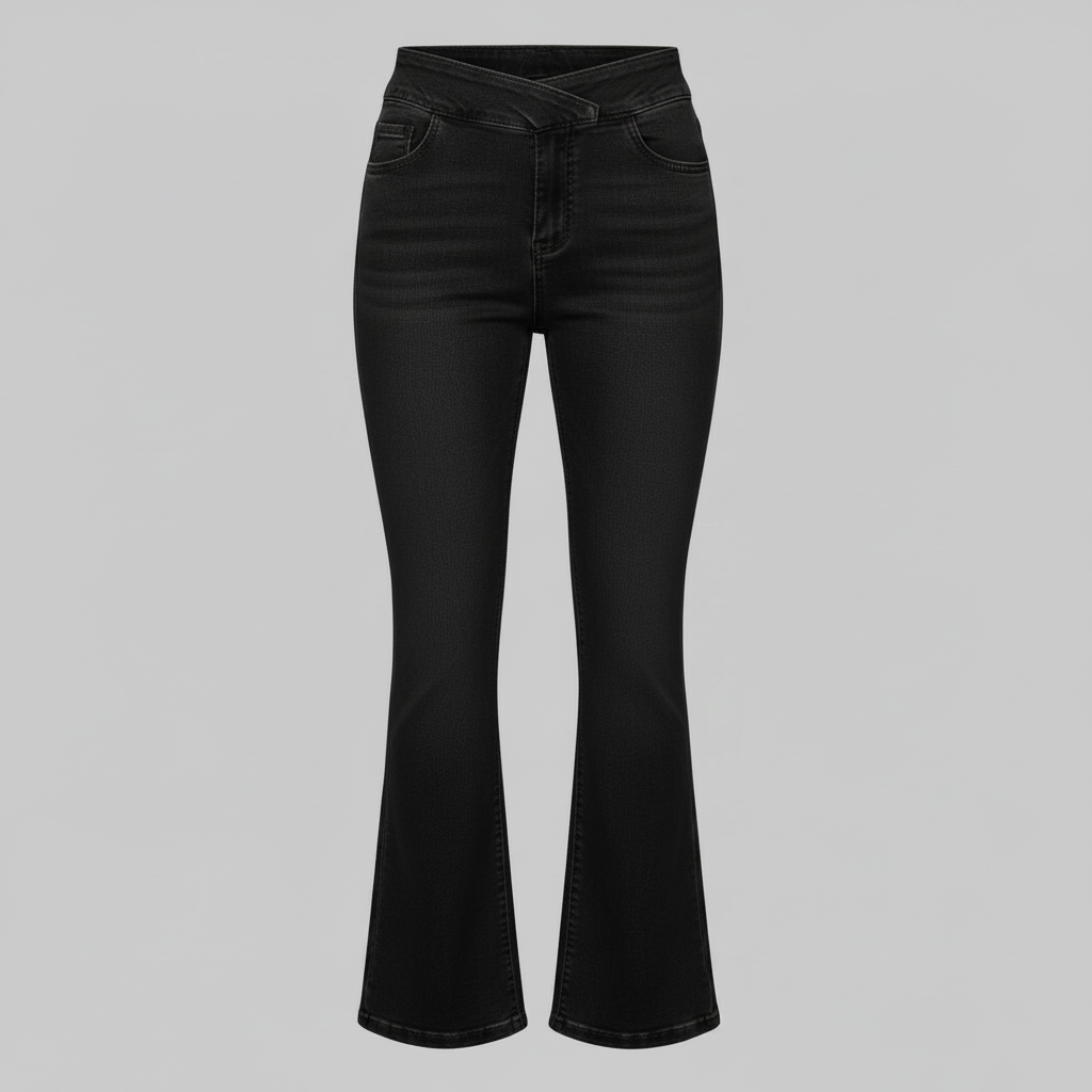 Helena | Women's High Waist Stretch Flared Jeans